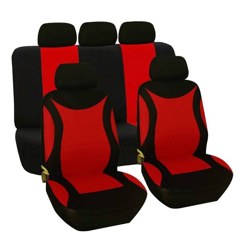 Sitzbezüge,Autositzbezug Schwarze Rosa Sitzbezüge for Frauen for Frauen und Erneuerung von Sitzbezüge(Khaki) von Fymlok