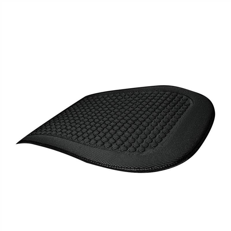 Sitzbezüge,Autositzbezug Sommerkühlendes Sitzkissen Atmungsaktive Autositzbezüge Bump Massage Autos Sitzbezug Universal Seat Protector Pad(Front Seat Black) von Fymlok