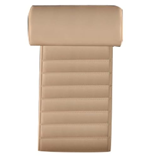 Sitzbezüge,Autositzbezug Universal Autositz Leder Bein Pad Unterstützung Verlängerungsmatte Weiche Fußstütze Bein Leder Kissen Knie Pad(Beige) von Fymlok