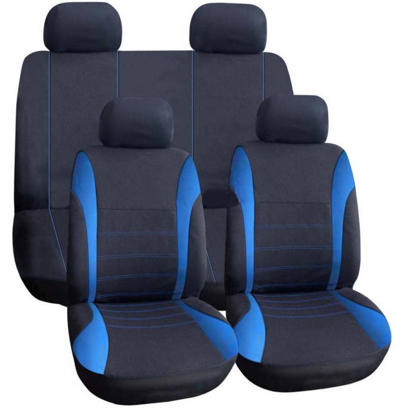 Sitzbezüge,Autositzbezug Universal Autositzabdeckungen Auto Protect Covers Automotive Sitzbezüge for Kalina Grantar Lada Priora Renault Logan(Blue) von Fymlok