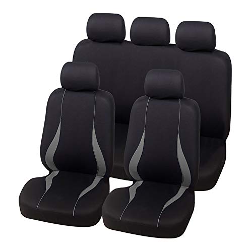 Sitzbezüge,Autositzbezug Universal Autositzabdeckungen Auto Protect Covers Automotive Sitzbezüge for Kalina Grantar Lada Priora Renault Logan(Gray) von Fymlok