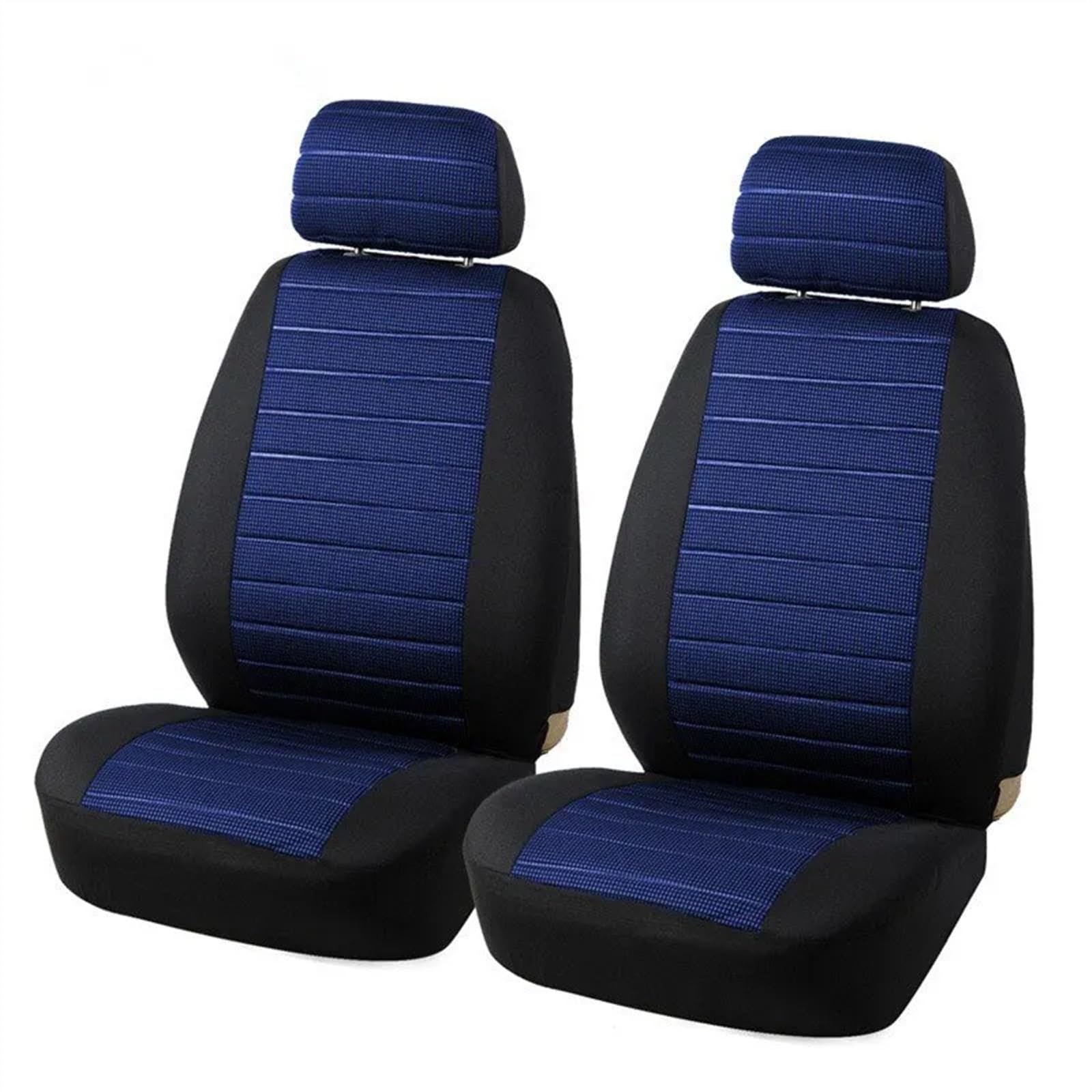 Sitzbezüge,Autositzbezug Universelle Autositzbezüge, komplettes Set, Stoffset for die meisten Limousinen, Transporter, SUVs, LKWs, Autositzschutz, Vorder- und Rücksitzbezüge(BLUE-6PCS) von Fymlok