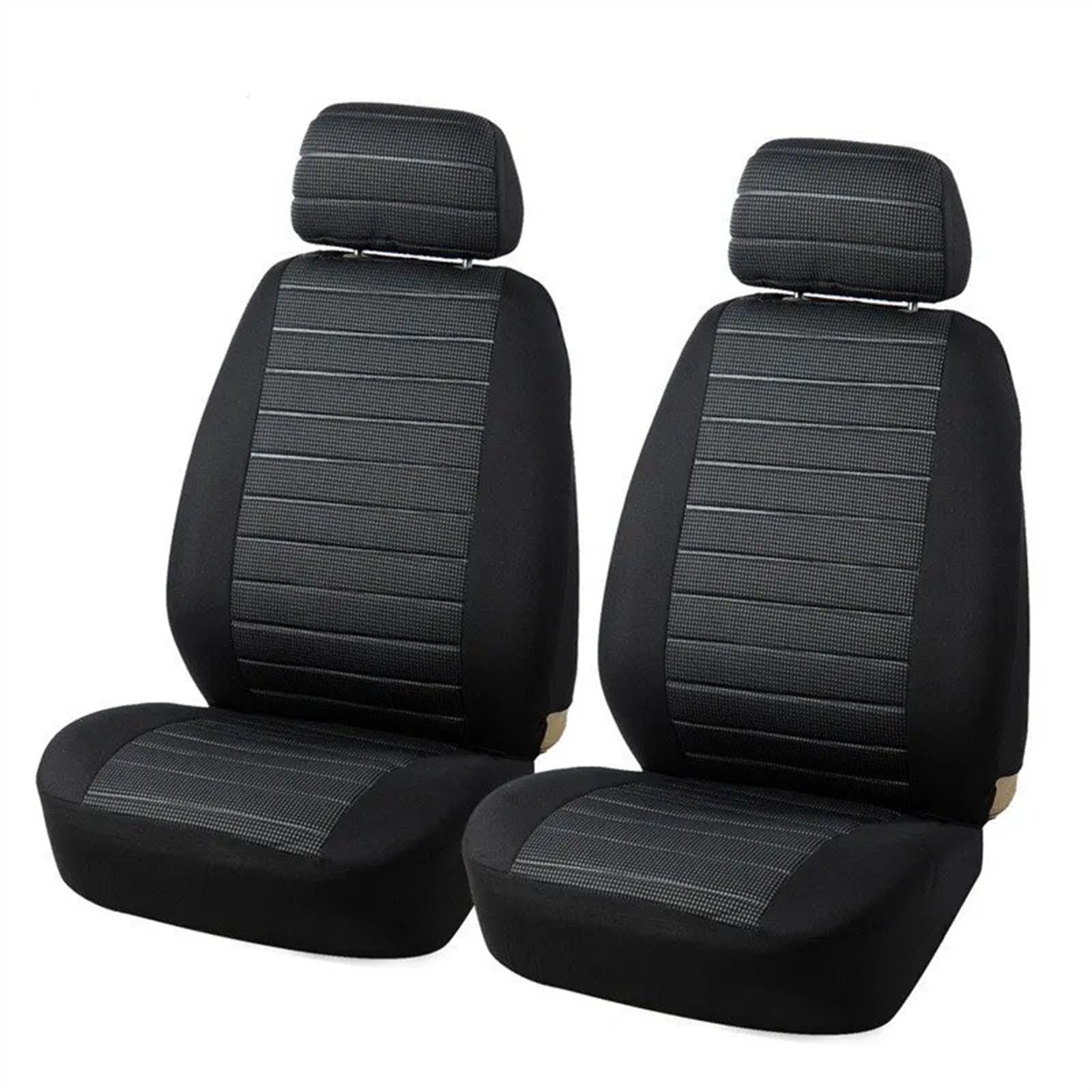 Sitzbezüge,Autositzbezug Universelle Autositzbezüge, komplettes Set, Stoffset for die meisten Limousinen, Transporter, SUVs, LKWs, Autositzschutz, Vorder- und Rücksitzbezüge(GRAY-6PCS) von Fymlok