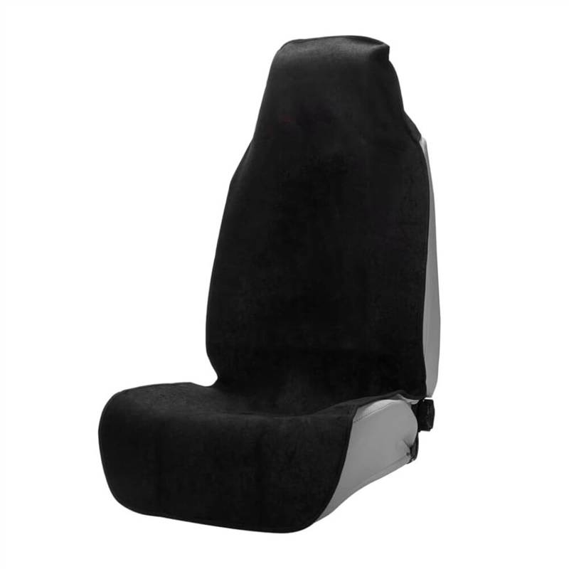 Sitzbezüge,Autositzbezug Wasserdichter Schweißhandtuch-Autositzbezug for nach dem Training im Fitnessstudio, Laufen, Schwimmen, Strand und Wandern, universelle Passform, Rutschfester Sitz(Black) von Fymlok