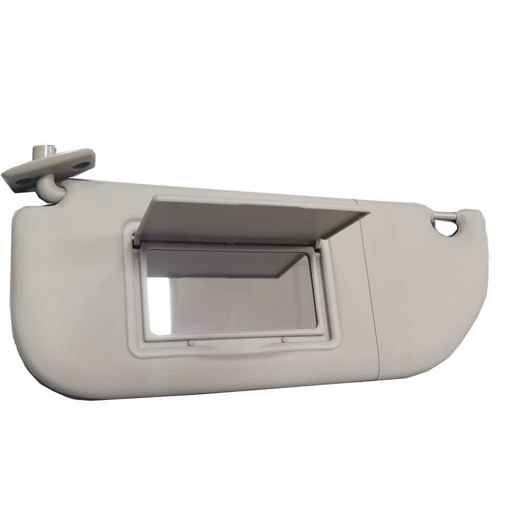 Sonnenblende,Sonnenblende Links/rechts Auto Sonnenblende mit Make-up-Spiegel-Sonnenschutz-Fit Passend für Peugeot 301 Passend für Citroen Elysee 2014-2017(RH Passenger Side) von Fymlok