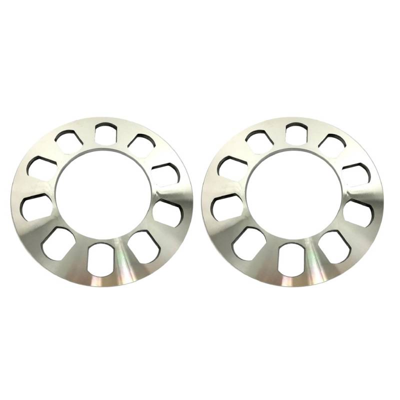 Spurverbreiterungen,Spurplatten 2 Teile Auto Radabstandshalter 5 Loch 5mm Passend für 5 Nase 5x114.3 5x120 5x120.7 5x127 von Fymlok