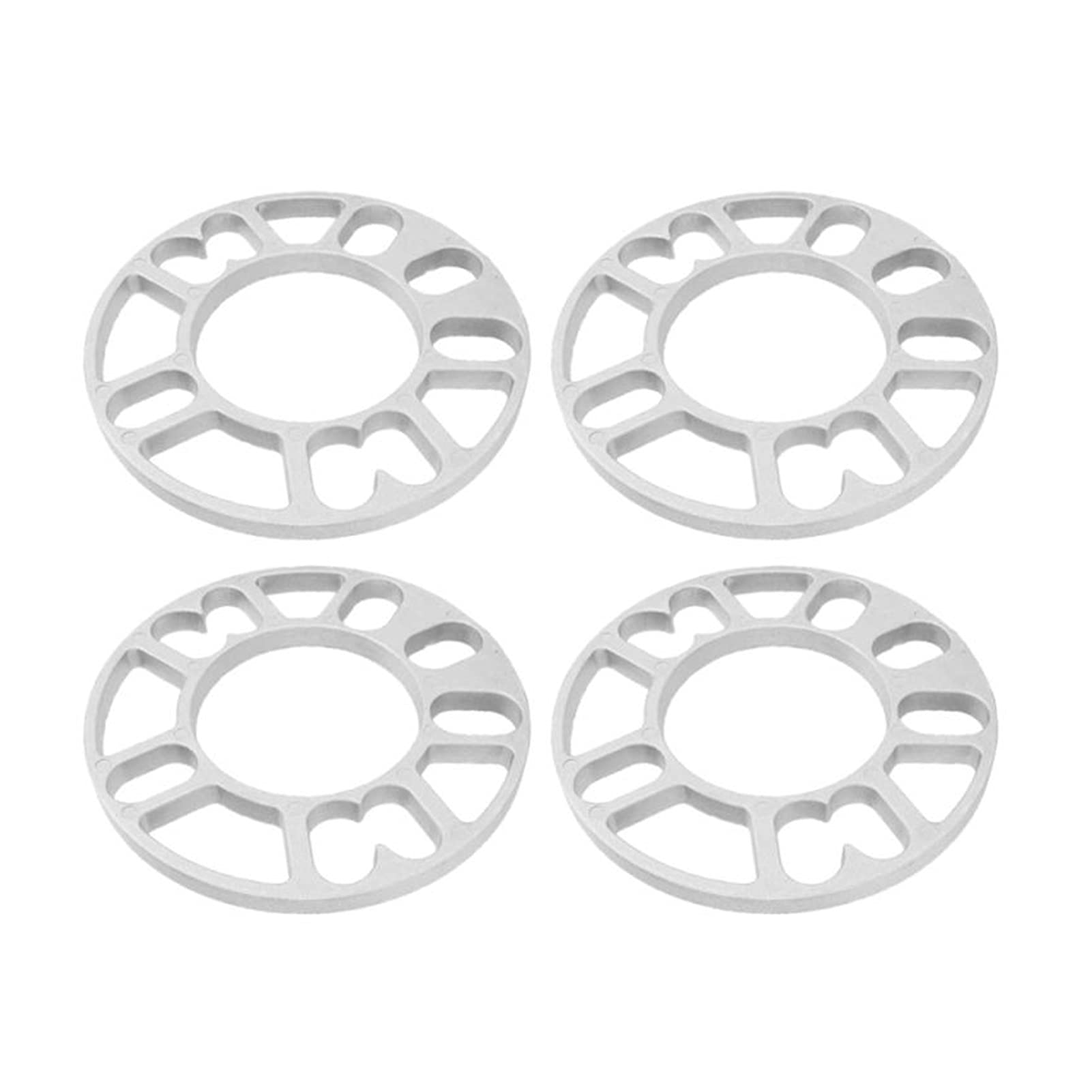 Spurverbreiterungen,Spurplatten 4 Stück CNC-gefräste Spurverbreiterungen, universell 5x105, 5x112, 5x115, 5x120. Einfache und Bequeme Montage.(10mm) von Fymlok