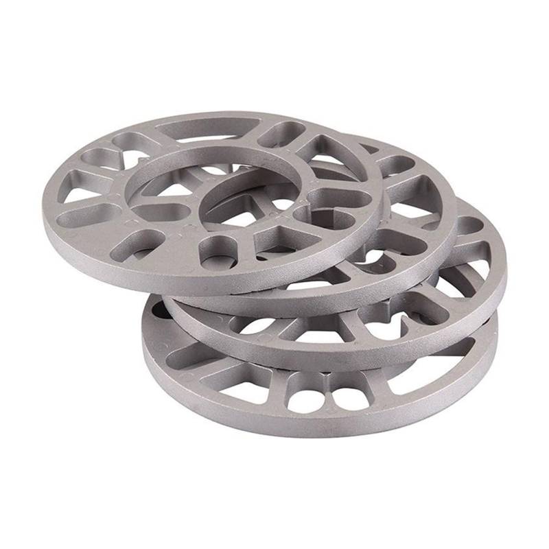 Spurverbreiterungen,Spurplatten 4 Stücke Spurverbreiterungen Distanzscheiben Platte 3,0mm 5mm 8mm 10mm Bolzen for 4x100 4x114.3 5x100 5x108 5x114.3 5x120 Auto Spurverbreiterungen(3.0mm) von Fymlok