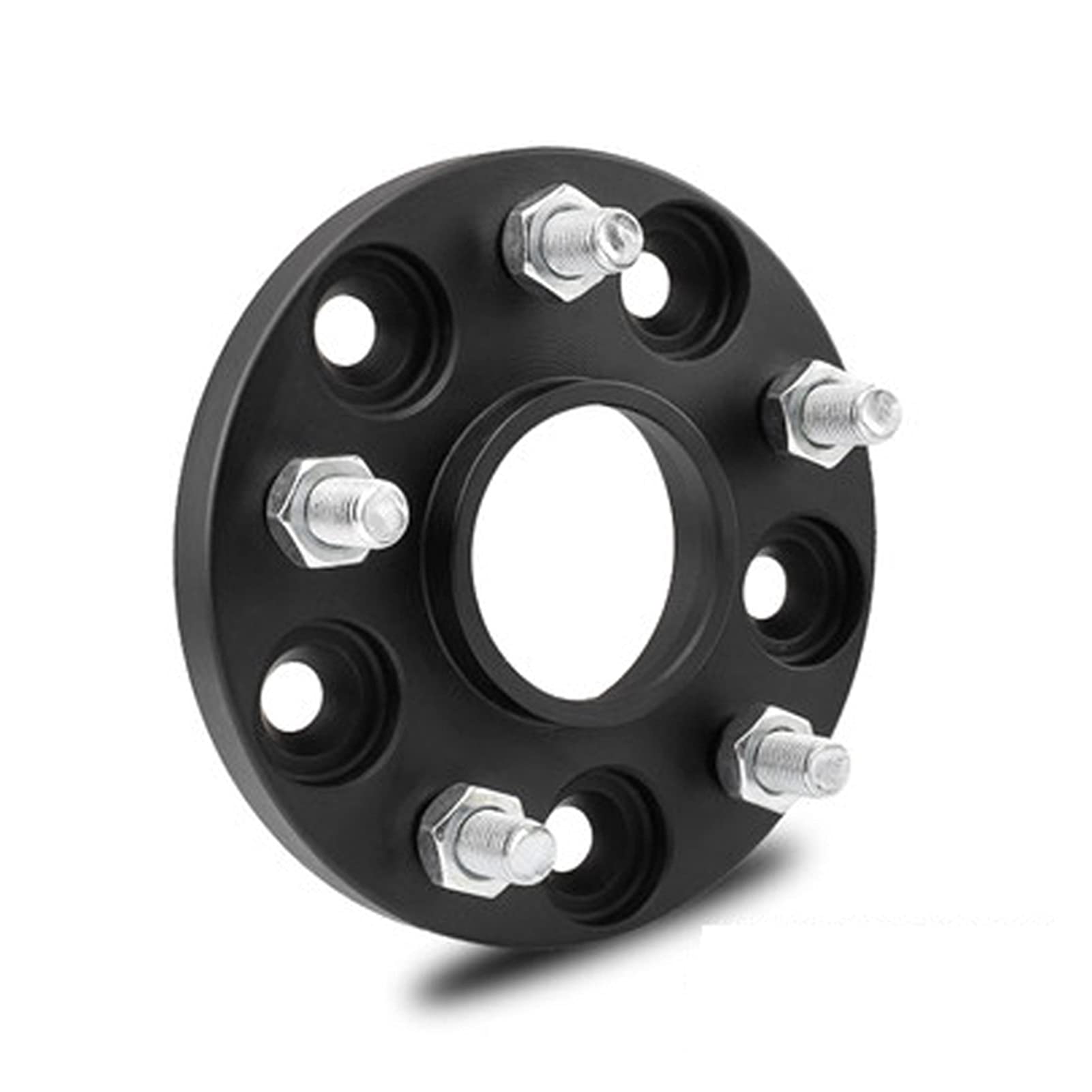 Spurverbreiterungen,Spurplatten Radabspacer 5x114.3 67.1 Bolzen: M12 * 1.5 Aluminiumrad Spacer Kit Adapter 15-35mm(1 Piece 25mm) von Fymlok