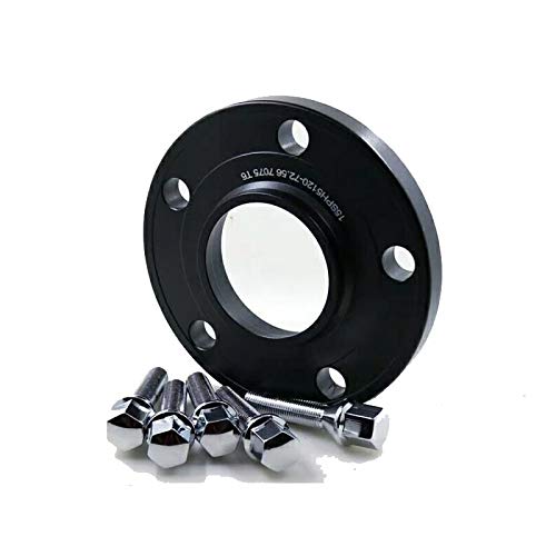 Spurverbreiterungen,Spurplatten Spurverbreiterungen 5x120 15/20mm Mittelloch 72,6 Autozubehör Radadapter Anzug Passend for E34 E53 E46 E60 E91 E36 Auto(1 Piece 20mm) von Fymlok