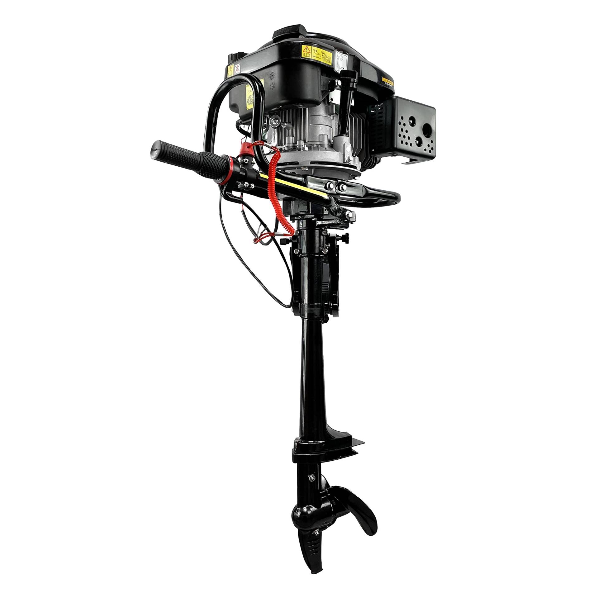 Grünwelt GW-200FC Aussenborder 6.5 PS 4-Takt 196ccm Benzin-Bootsmotor Außenborder Außenbordmotor Schlauchboote Fischerboote Bootsmotor Angeln Grünwelt GW-200FC Aussenborder 6.5 PS 4-Takt 196ccm Benzin-Bootsmotor Außenborder Außenbordmotor Schlauchboote Fischerboote Bootsmotor Angeln von G GRÜNWELT