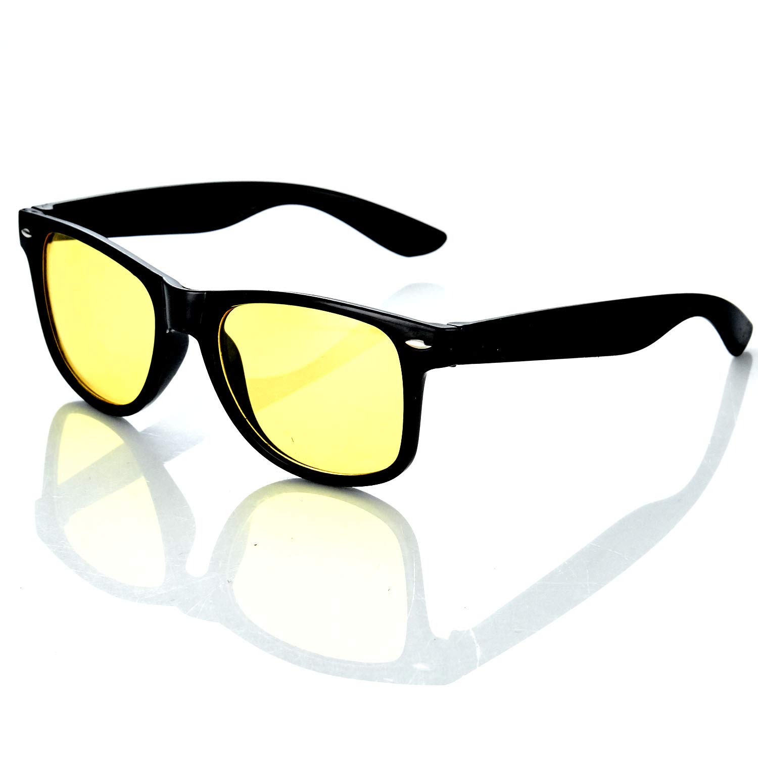 G&M Nachtsichtbrille im Retro-Look Kontrastbrille Nachtfahrbrille Nachtbrille von G&M