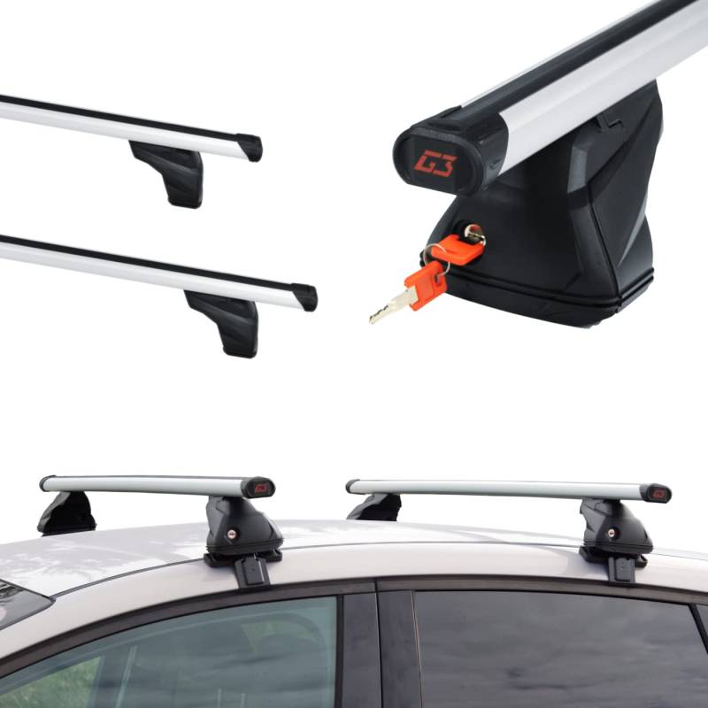 G3 Aluminium Dachträger für Smart Forfour 2 II 453 5-Tür ab 2014 von G3