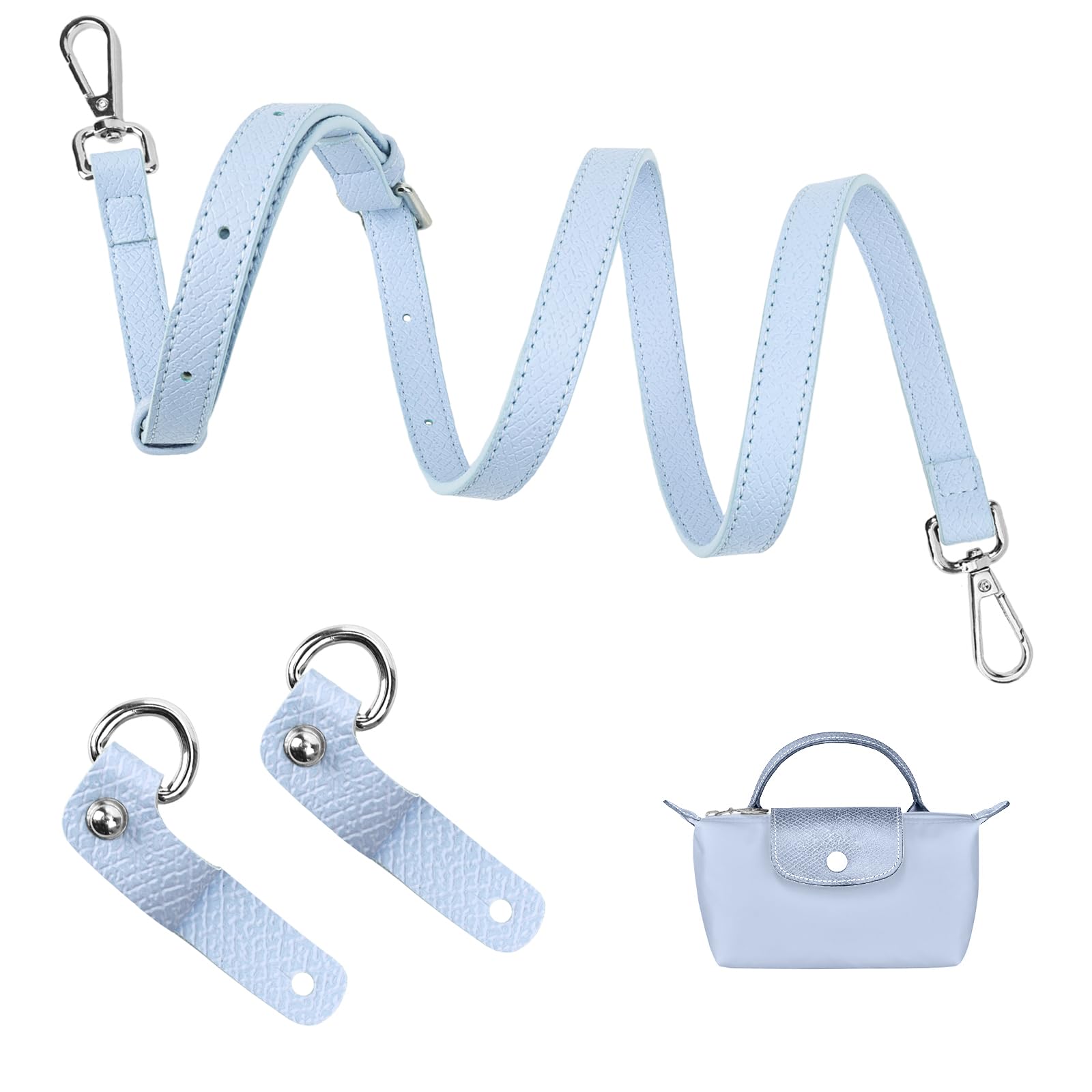 GADITIEK Schultergurt für Longchamp Tasche Damen Mini, Taro Lila Schulterriemen für Taschen, Taschengurte Zum Wechseln, Riemen für Umhängetasche GADITIEK Schultergurt für Longchamp Tasche Damen Mini, Taro Lila Schulterriemen für Taschen, Taschengurte Zum Wechseln, Riemen für Umhängetasche von GADITIEK