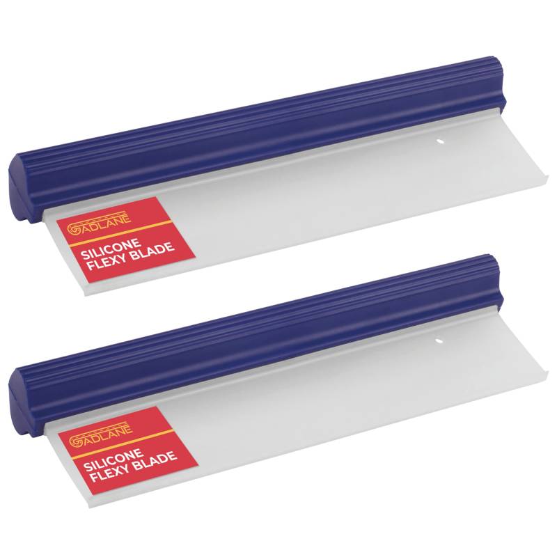GADLANE Flexy Wasserabzieher Auto - 2er Pack 310mm Auto Squeegee, Flitsche für Auto, Ergonomischer Silikon Abzieher Auto, Fensterabzieher, Kratz- und Streifenfrei, Hochwertiger Abzieher von GADLANE