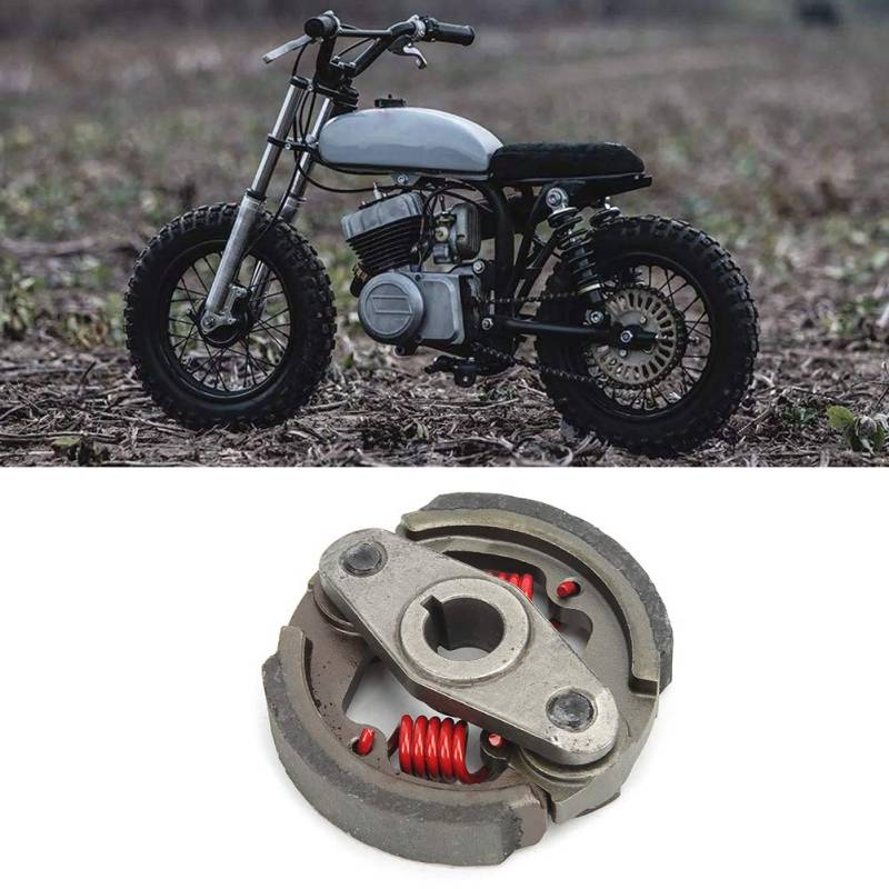 GAESHOW Motorrad Kupplungsbelag, Motorrad Kupplung Pad mit 3 Federn, Fliehkraftkupplung, 2-Takt-Kupplungsbelag Passend für 43cc 47cc 49cc Mini Motorrad Quad ATV Dirt Bike Zubehör von GAESHOW