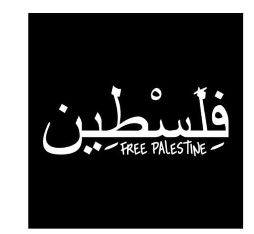 GAETOYEN Auto Sticker Autoaufkleber 22Cm(8.66 In) Tancredy Free Palestine Israel Muslimarab Gaza Autoaufkleber Und Abziehbilder Auto-Stoßstangen-Vinyl-Aufkleber Auto-Styling-Dekoration (Csyj1S33356) von GAETOYEN