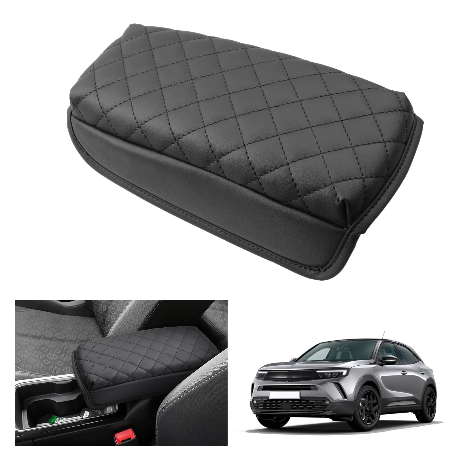 GAFAT Kompatibel mit Opel Mokka B Mokka-e 2021-2024 2025 Mittelarmlehne Abdeckung, Mittelkonsole Armlehne Schutz, PU Mikrofaser leder Polster, 3,5 CM Erhöht Verdickt Müdigkeit lindern GAFAT Kompatibel mit Opel Mokka B Mokka-e 2021-2024 2025 Mittelarmlehne Abdeckung, Mittelkonsole Armlehne Schutz, PU Mikrofaser leder Polster, 3,5 CM Erhöht Verdickt Müdigkeit lindern von GAFAT
