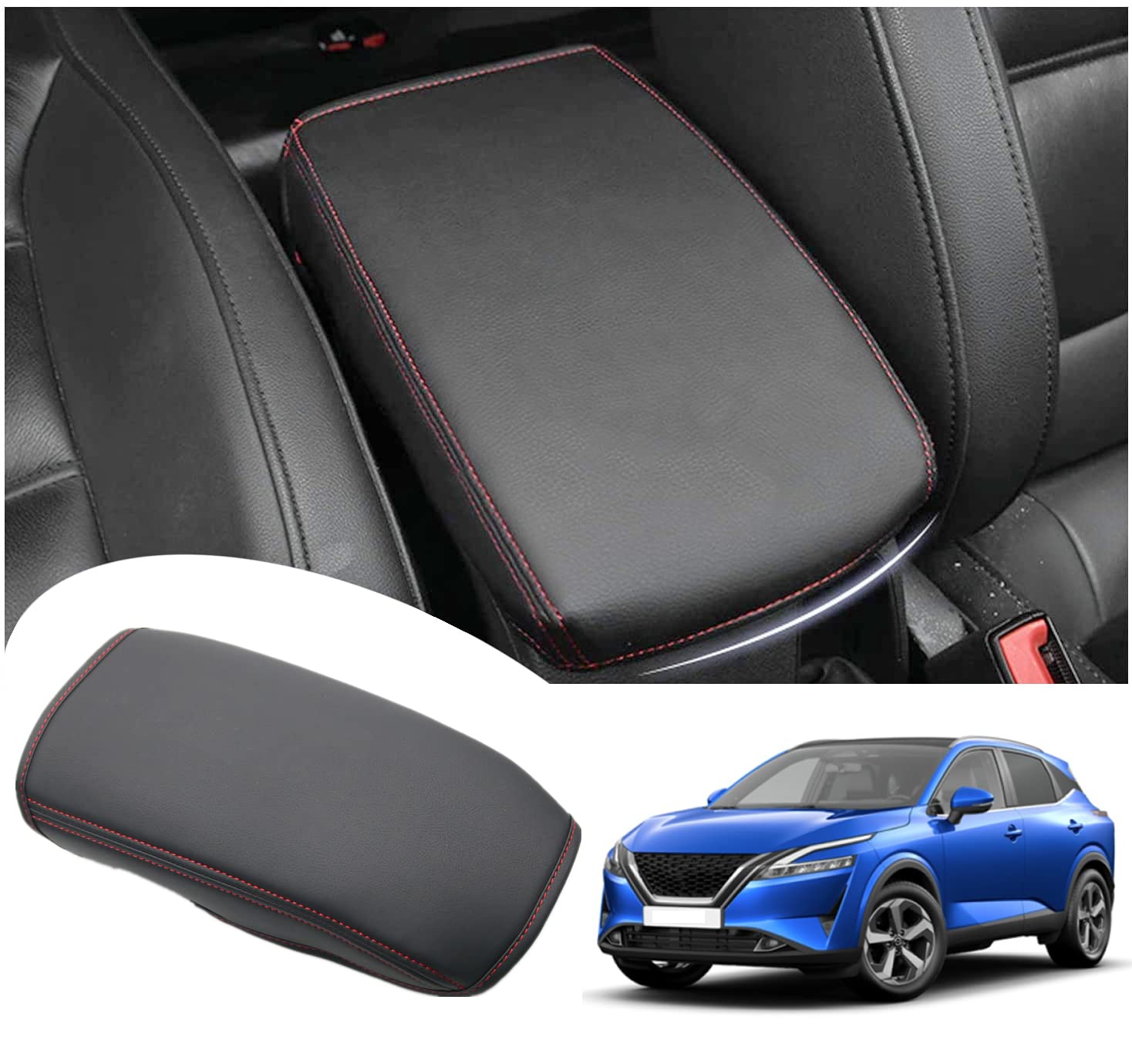 GAFAT Nisan Qashqai J12/ e-POWER 2022 2023 2024 Mittelarmlehne Abdeckung, Mittelkonsole Armlehne Schutz Armlehnenbezüge, PU Leder Polster, Kompatibel mit Nissan Qashqai J12 Zubehör GAFAT Nisan Qashqai J12/ e-POWER 2022 2023 2024 Mittelarmlehne Abdeckung, Mittelkonsole Armlehne Schutz Armlehnenbezüge, PU Leder Polster, Kompatibel mit Nissan Qashqai J12 Zubehör von GAFAT