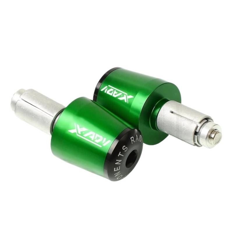 GAFITSEP Compatible with Hon Da XADV X-ADV 750 XADV750 2017-2018 Motorradzubehör 7/8 "22MM Lenkergriffe Lenkerendkappe Lenker Endkappen(Green) von GAFITSEP