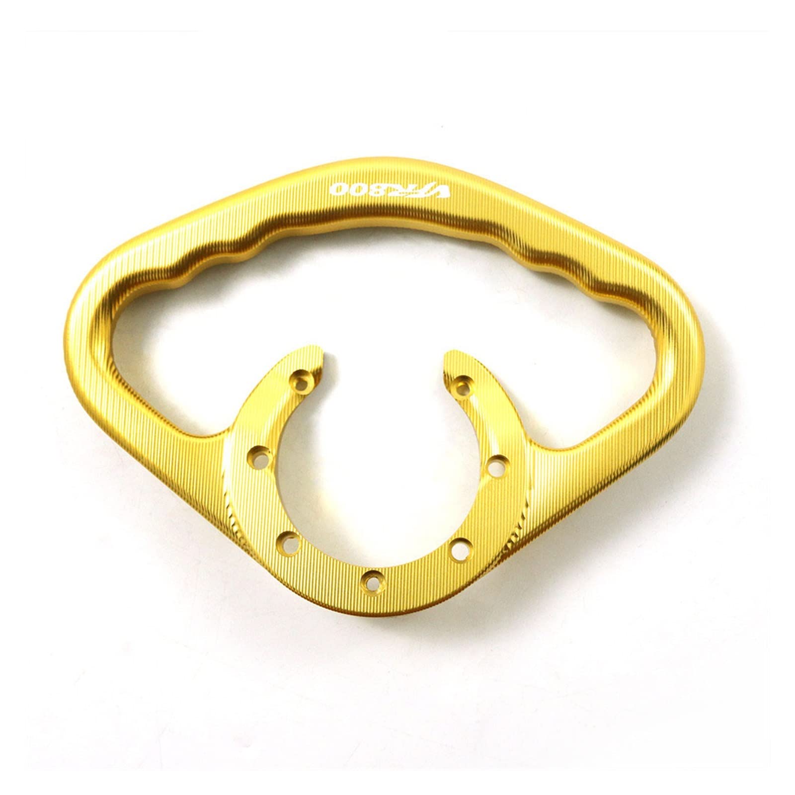 GAFITSEP Compatible with Hon da VFR800 VFR 800 VFR800/F All Years Universal Motorrad Beifahrer Handgriffe Tank Grab Griff Bar Armlehne Gas Tank Haltegriff(Gold) von GAFITSEP