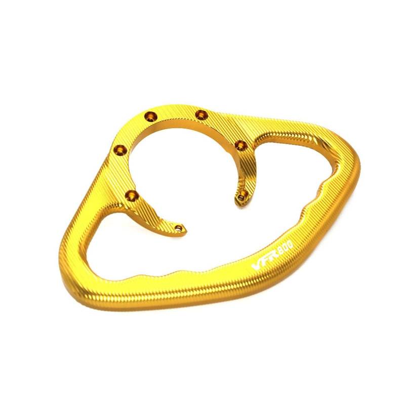 GAFITSEP Compatible with Hon da VFR800 VFR 800 VFR800/F All Years Universal Motorrad Beifahrer Handgriffe Tank Grab Griff Bar Armlehne Gas Tank Haltegriff(Gold) von GAFITSEP