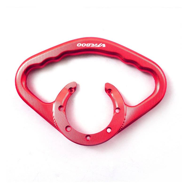 GAFITSEP Compatible with Hon da VFR800 VFR 800 VFR800/F All Years Universal Motorrad Beifahrer Handgriffe Tank Grab Griff Bar Armlehne Gas Tank Haltegriff(Rosso) von GAFITSEP