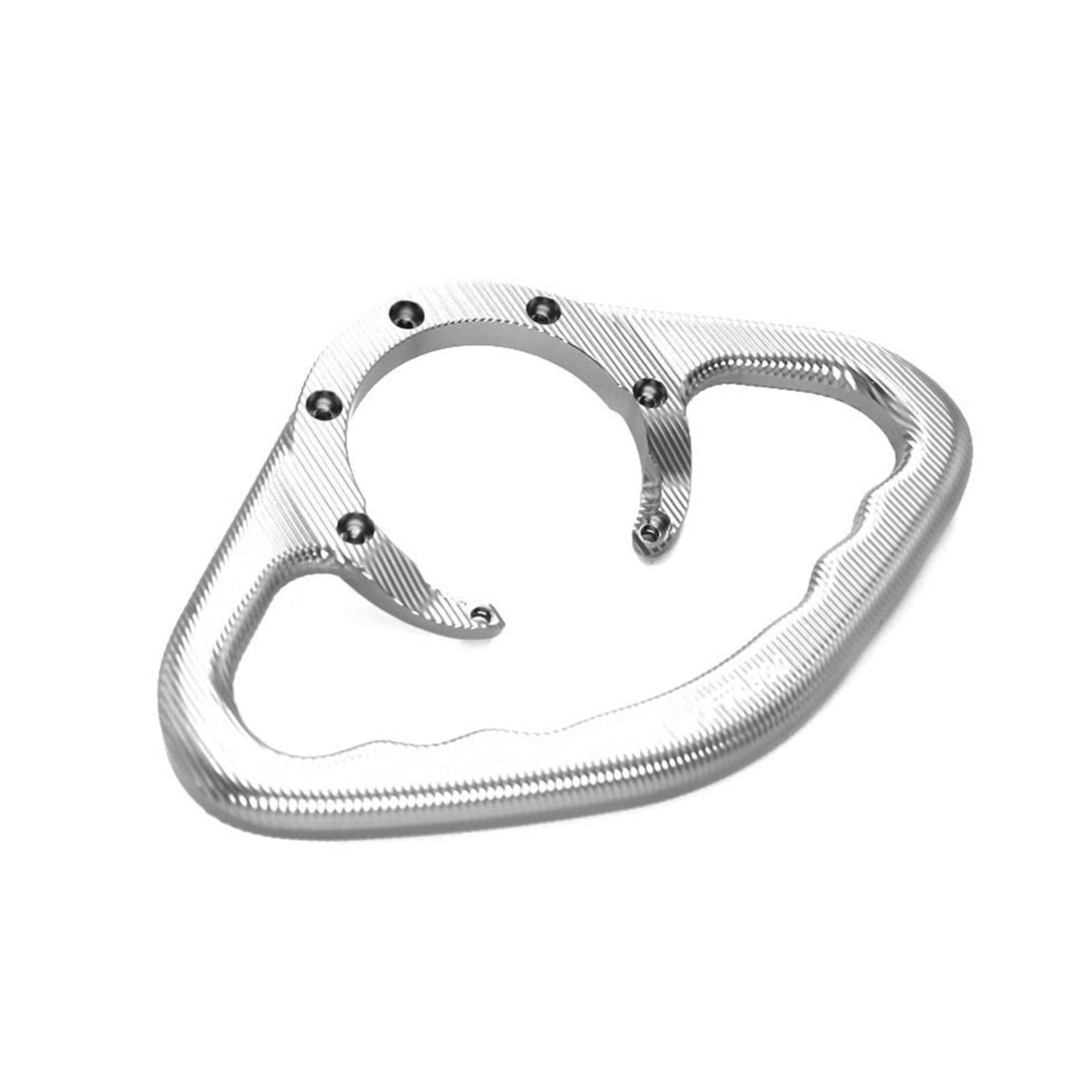 GAFITSEP Compatible with Hon da VFR800 VFR 800 VFR800/F All Years Universal Motorrad Beifahrer Handgriffe Tank Grab Griff Bar Armlehne Gas Tank Haltegriff(Silver) von GAFITSEP