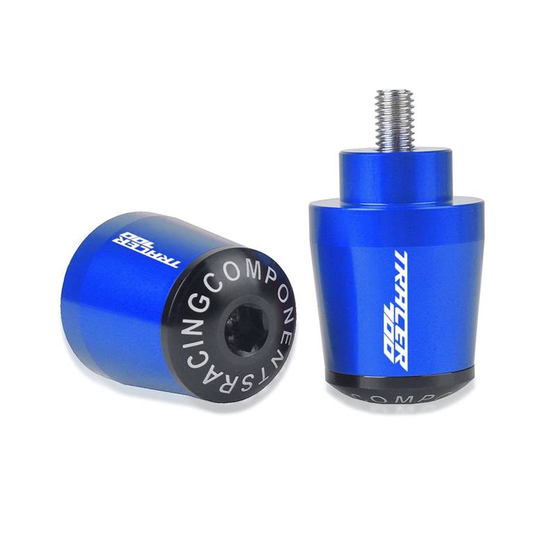 GAFITSEP Compatible with Ya ma ha Tracer 700 2016 2017 2018 2019 2020 Motorrad Lenker Lenkergriffe Abdeckung Griffenden Stecker Teile Tracer700 Lenker Endkappen(Blu) von GAFITSEP