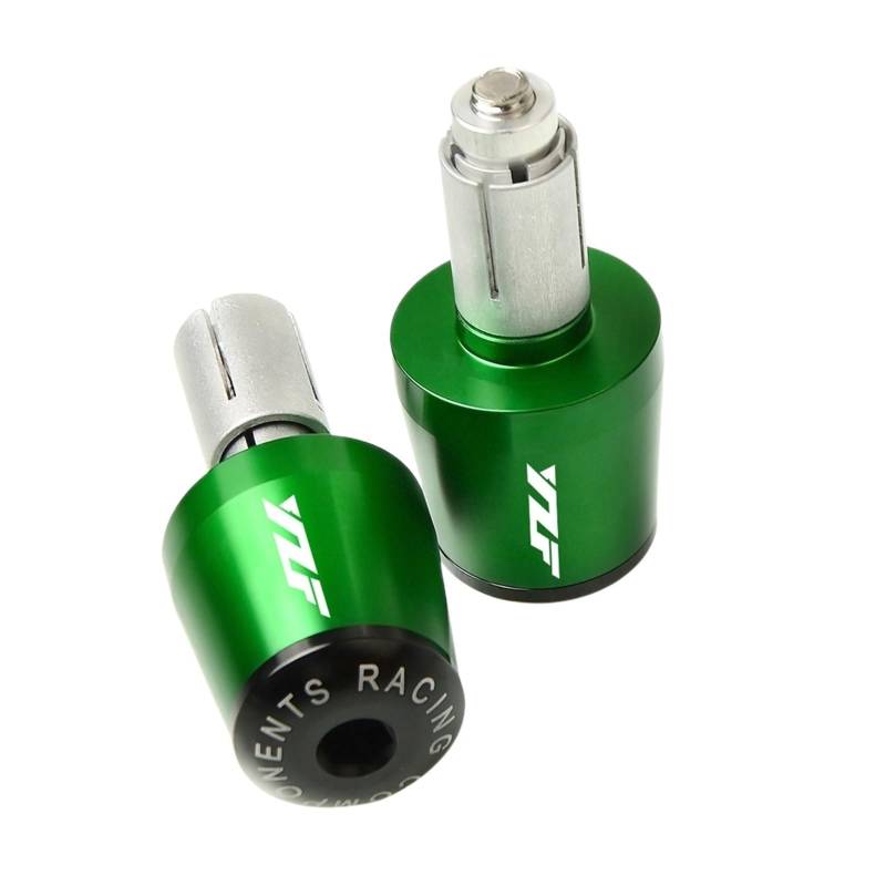 GAFITSEP Compatible with Ya ma ha YZF R6 1999-2005 2007-2016 Motorradzubehör Lenkergriffe Lenkerdeckel Endstopfen Lenker Endkappen(Green) von GAFITSEP