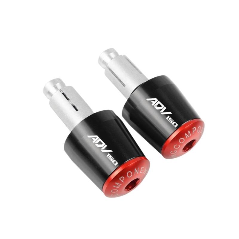 GAFITSEP Lenkerendgriffe Kappe Compatible with Hon Da ADV150 ADV 150 2019-2020 Billet Motorrad Lenkerenden Lenker Endkappen(F) von GAFITSEP