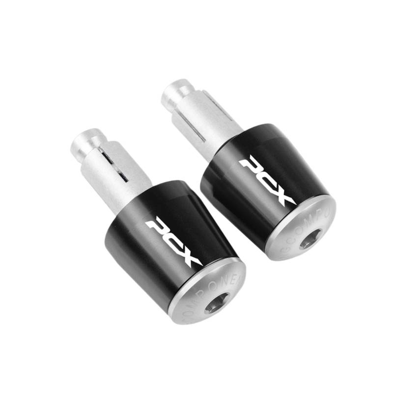 GAFITSEP Lenkerendgriffe Kappe Compatible with Hon Da PCX PCX 125 150 2015-2019 2018 2017 Billet Motorrad Lenkerenden Lenker Endkappen(M) von GAFITSEP
