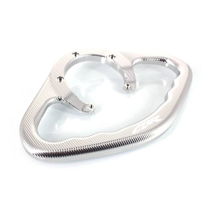 GAFITSEP Motorrad CNC Passagier Handgriffe Handgriff Tank Grab Bar Griffe Armlehne Compatible with Hon da CBR600RR CBR1000RR CB1000R CBR 600RR 1000RR Gas Tank Haltegriff(Silver) von GAFITSEP