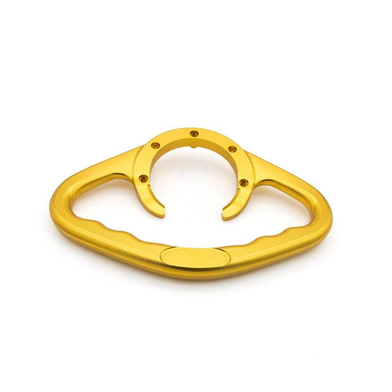 GAFITSEP Motorrad Kraftstofftank Beifahrer Handgriff Compatible with Hon Da CBR1000RR Fireblade CBR 1000RR 2004-2016 Gaskappe Handgriff Armlehne Grab Gas Tank Haltegriff(Gold) von GAFITSEP