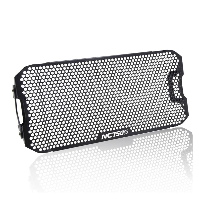 GAFITSEP Motorrad Kühlergrillabdeckung Motorrad NC 750 X/S NC 700 N/X Kühlergrill Schutz Schutz Abdeckung Compatible with Hon Da NC750S NC750X 2013-2021 NC700X NC700N 2011-2016(Black2) von GAFITSEP