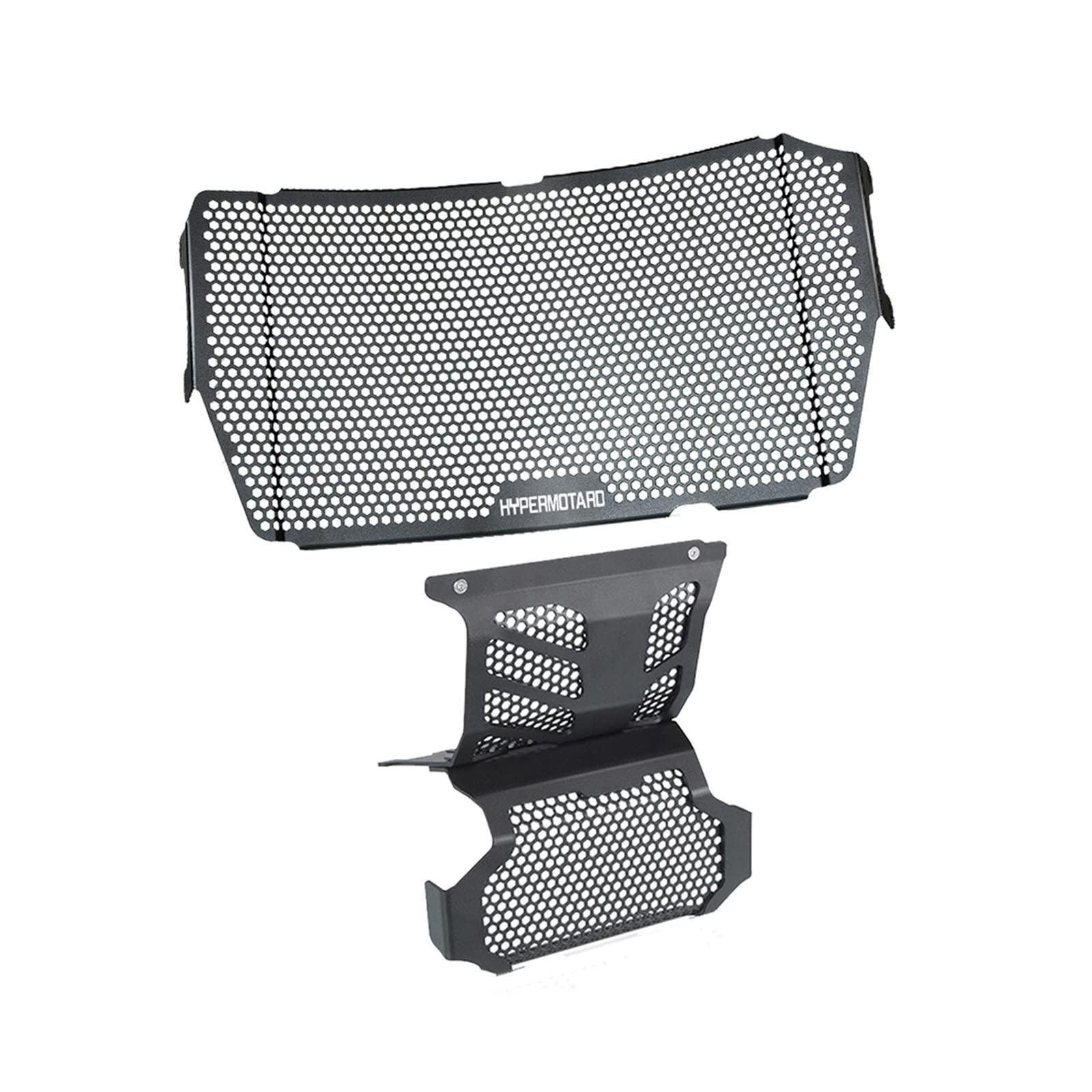 GAFITSEP Motorrad Kühlergrillabdeckung Replacement for Du Cati Hypermotard 950 RVE 2020 2021 Motorrad Kühler Schutz Grill Ölkühler Abdeckung Motor Schutzfolie Hypermotard 950(Black2) von GAFITSEP