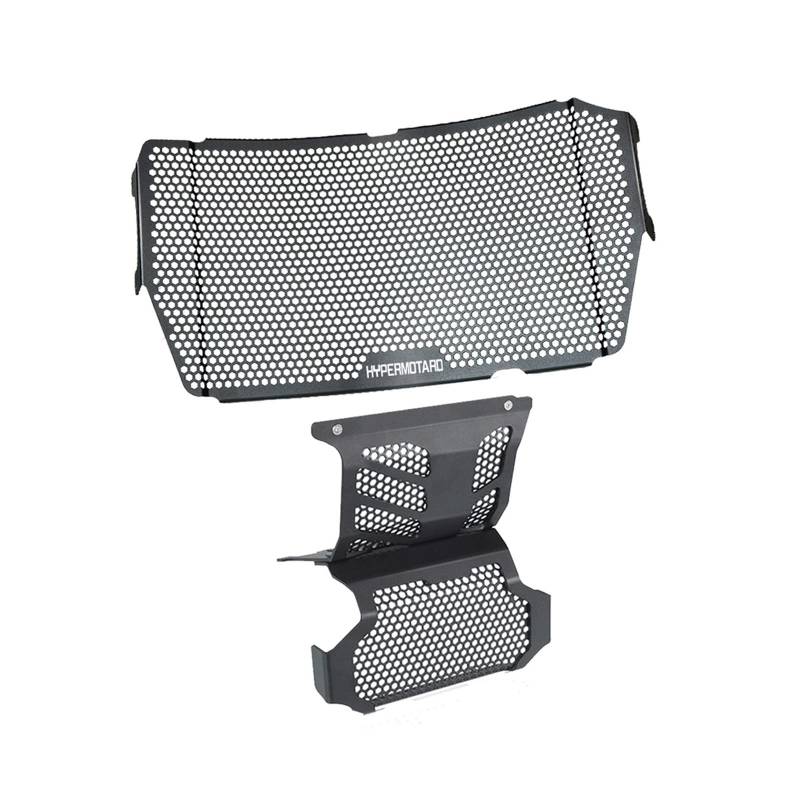 GAFITSEP Motorrad Kühlergrillabdeckung Replacement for Du Cati Hypermotard 950 RVE 2020 2021 Motorrad Kühler Schutz Grill Ölkühler Abdeckung Motor Schutzfolie Hypermotard 950(Black2) von GAFITSEP