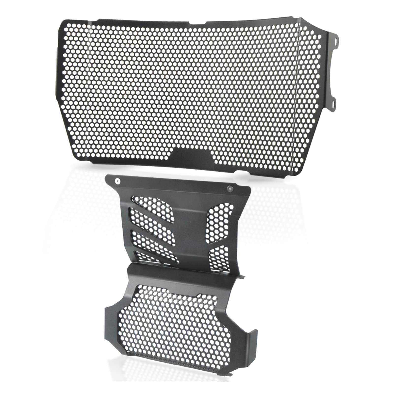 GAFITSEP Motorrad Kühlergrillabdeckung Replacement for Du Cati Hypermotard 950 RVE 2020 2021 Motorrad Kühler Schutz Grill Ölkühler Abdeckung Motor Schutzfolie Hypermotard 950(Nero) von GAFITSEP