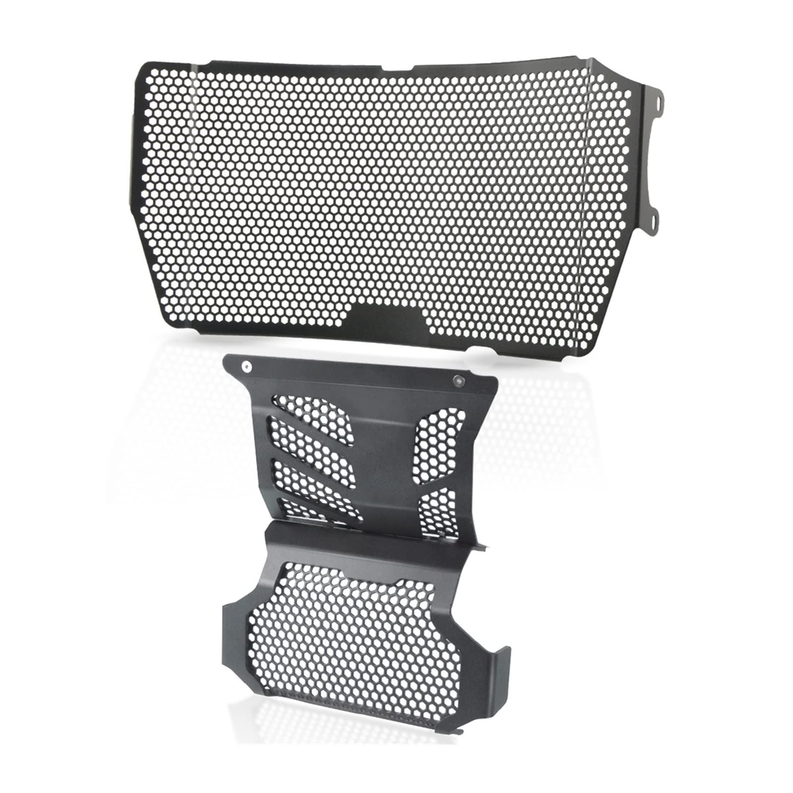 GAFITSEP Motorrad Kühlergrillabdeckung Replacement for Du Cati Hypermotard 950 SP 2019 2020 2021 2022 Motorrad Kühlerschutz Grille Abdeckung Ölkühler Schutz Motor Schutzfolie(Nero) von GAFITSEP