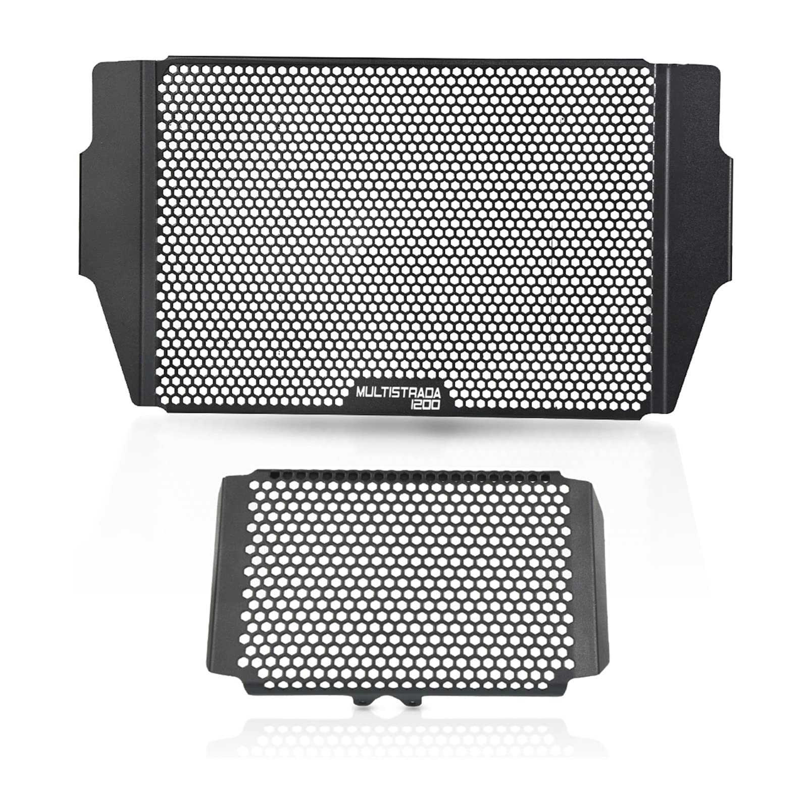 GAFITSEP Motorrad Kühlergrillabdeckung Replacement for Du Cati Multistrada 1200 S Granturismo/Pikes Peak/Touring1200 2010 2011 2012 2013 2014 Motorrad Kühlergrill Schutz Abdeckung(Nero) von GAFITSEP