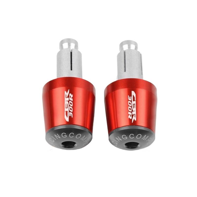GAFITSEP Motorrad Lenkergriffe Ende Lenkerkappe Endstopfen Compatible with Hon Da CBR300R/CB300F/FA CBR CB 300R 300F 2014-2019 Lenker Endkappen(L12) von GAFITSEP