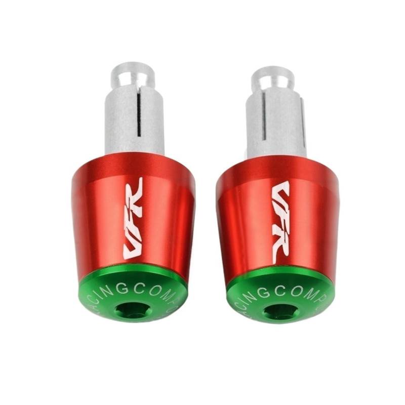 GAFITSEP Motorrad Lenkergriffe Ende Lenkerkappe Endstopfen Compatible with Hon Da VFR 400 750 800 800F Fi/W1 VTEC 1200F 1200X Crosstourer 1200(M) von GAFITSEP