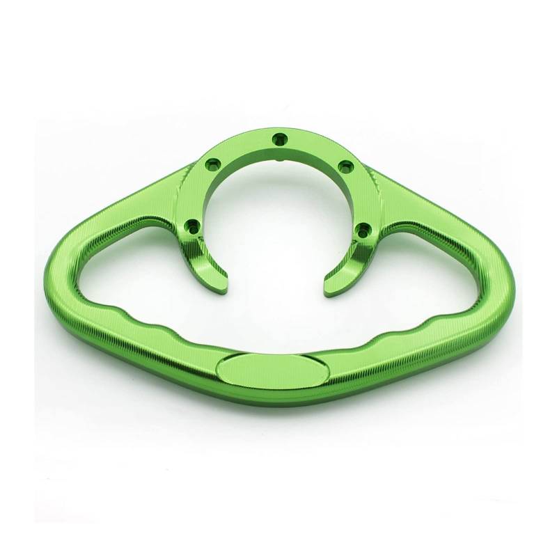 GAFITSEP Motorrad Passagier Handgriffe Handgriff Tank Grab Bar Griffe Armlehne Compatible with Hon da CBR1100XX Super Blackbird CBR 1100 X X 1996-2007 Gas Tank Haltegriff(Green) von GAFITSEP