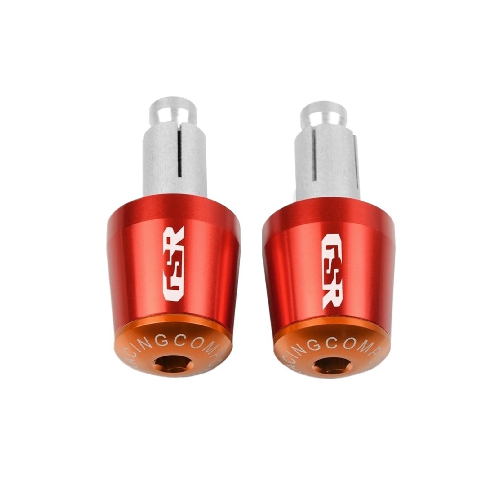 GAFITSEP Motorradteile Lenker-Lenker-Abdeckungstecker Compatible with Su zu Ki GSR 750 600 400 Lenker Endkappen(O15) von GAFITSEP