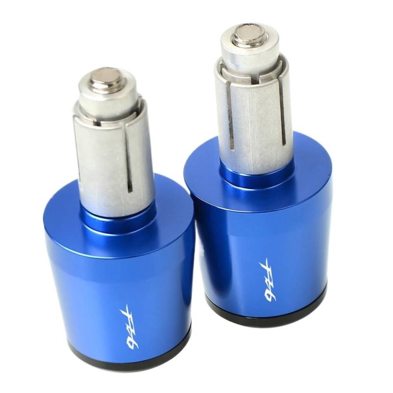 GAFITSEP Motorradzubehör Lenker Handgriffe Lenkerendkappe Compatible with Ya ma ha FZ6 FAZ ER 2004-2010 2005-2009 Lenker Endkappen(Blu) von GAFITSEP