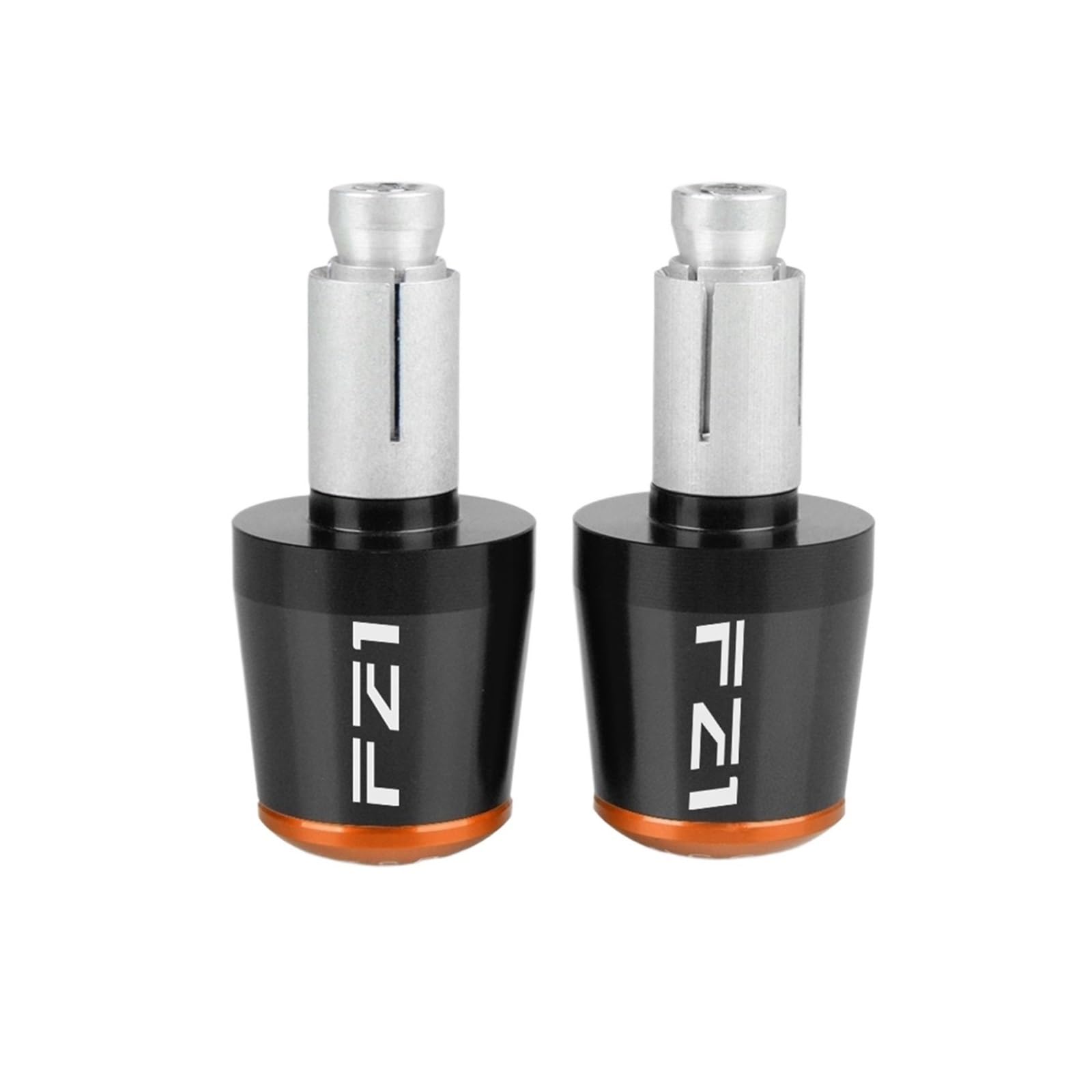 GAFITSEP Motorradzubehör Lenkergriffe Lenkerkappe Endstopfen Compatible with Ya ma ha FZ1 FAZ ER 2006-2009 2010-2015 Lenker Endkappen(F) von GAFITSEP
