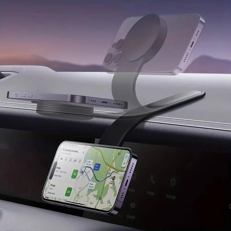 Kabelloses Auto Handyhalterung kompatibel für Renault Megane E-Tech Electric 2022, mit N52 360 Grad Einstellbare Smartphone Halterung von GAJYFCL