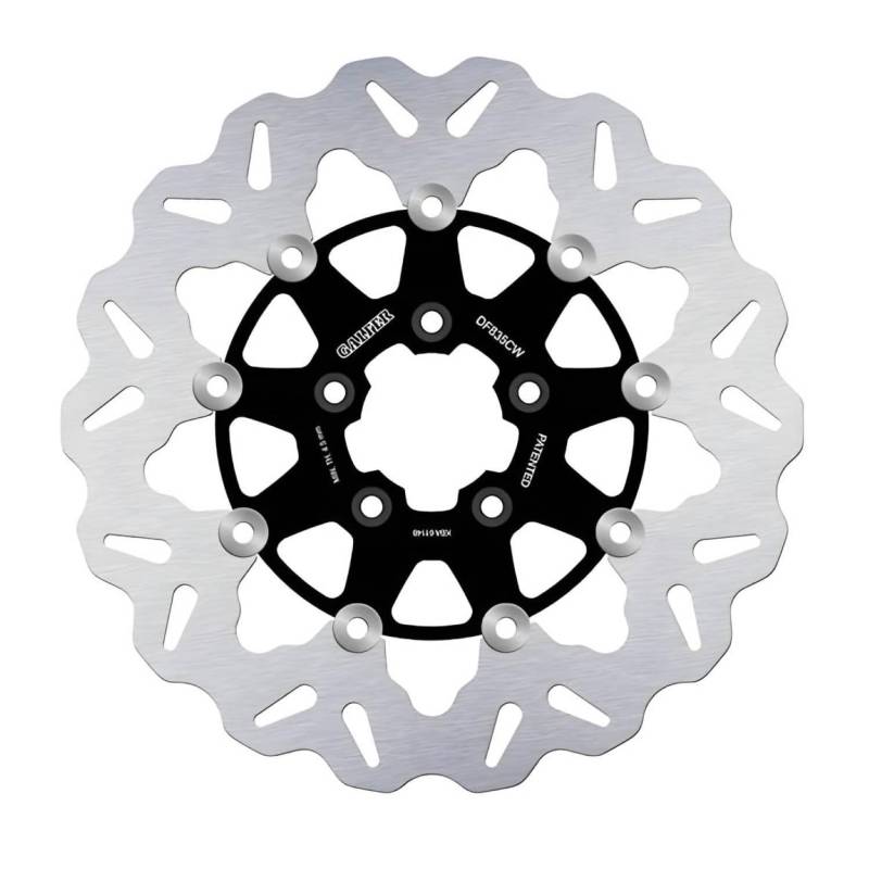 Bremsscheibe Galfer DF835CW WAVE® schwimmend vorne 300x5mm für Harley Davidson XL N Iron L Super Low FXFBS Softail Fat Bob FXDF Dyna Street FXDB FXDX Bj. 2005-2022 von GALFER