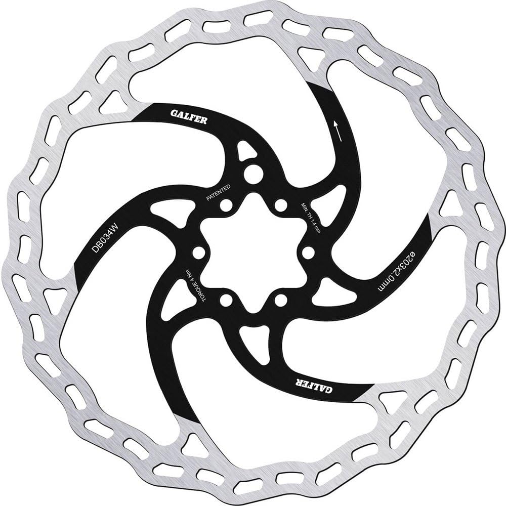 Galfer MTB-Bremsscheibe Wave Fixed Silber Gr. 203 mm Galfer MTB-Bremsscheibe Wave Fixed Silber Gr. 203 mm von Galfer Bike
