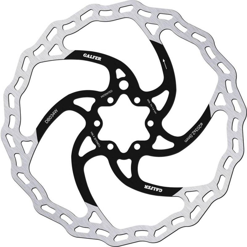 Galfer MTB-Bremsscheibe Wave Fixed Silber Gr. 203 mm von Galfer Bike